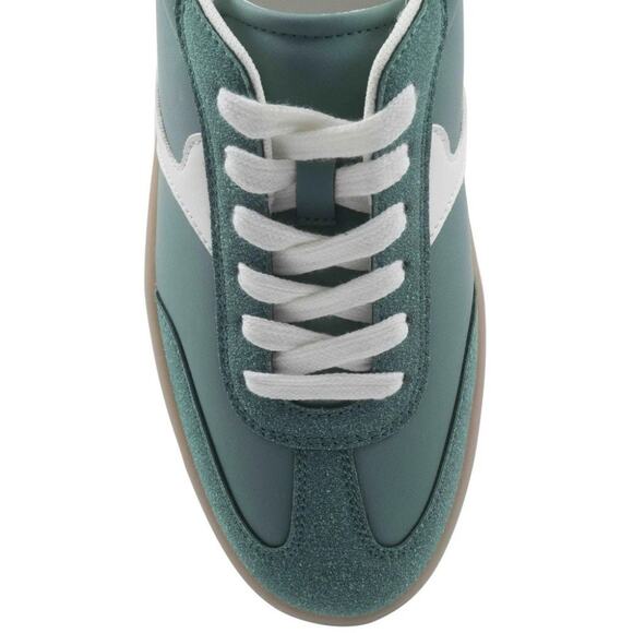 No Boundaries Sport Sneaker Women's White Green Platform Lace-up Size 10 - Picture 3 of 5